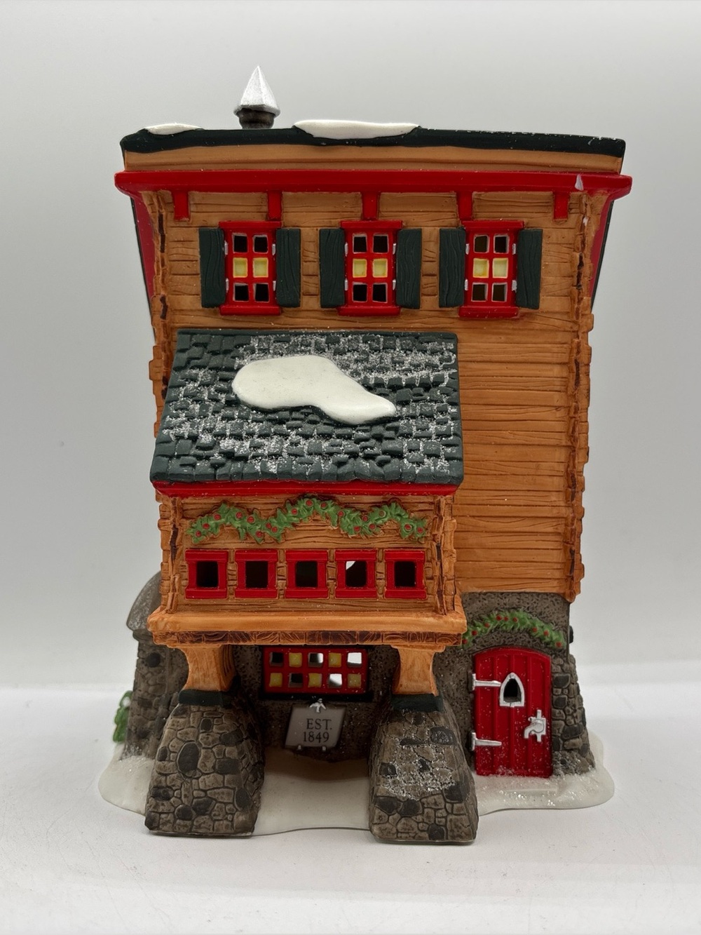 Department 56 1995 Vintage HVC North Pole Series Elves Trade School 56387 EUC